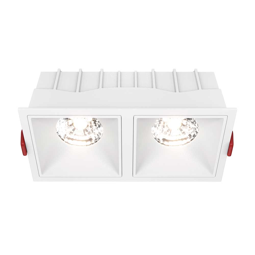 Встраиваемый светильник Maytoni Alfa LED DL043-02-15W4K-D-SQ-W