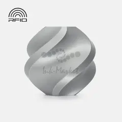 Пластик для 3D-печати Bambu Lab PLA Basic, 1.75 мм, 1 кг, серебристый (Silver), на катушке, A00-D1-1.75-1000-SPL