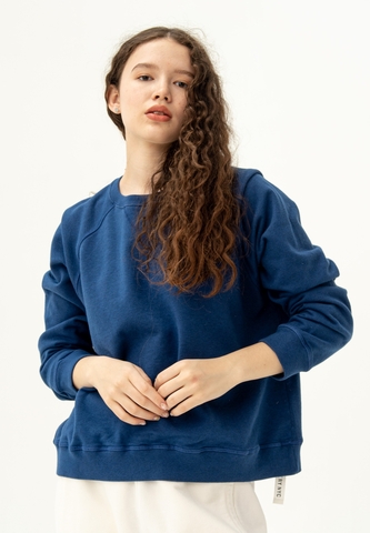 Свитшот реглан Bowery NYC однотонный Delft