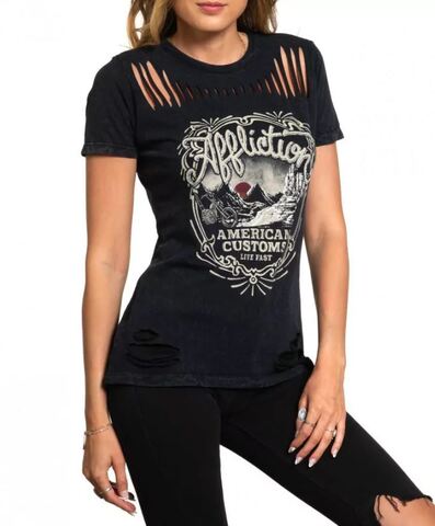 Affliction | Футболка женская CANYON RIDER AW25688 справа