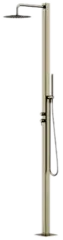 Remer SS331Q2L7MMUFM20 Душевая колона из матовой нержавеющей стали для уличной установки, цвет: нержавеющая сталь фото