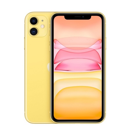 Смартфон Apple iPhone 11 128GB Yellow (желтый) -РОСТЕСТ-