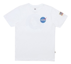 Футболка Alpha Industries NASA White (белая)