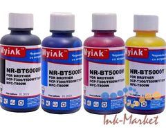 Комплект чернил для Brother InkBenefit Plus DCP-T300/T500/T700, MFC-T800 - 4 по 100 мл. MyInk