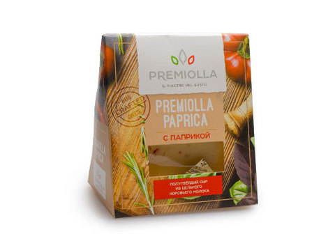 Сыр с паприкой «Premiolla paprica» 50%, 180г