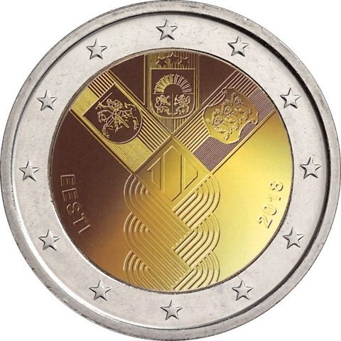 2 евро 2018 - Эстония