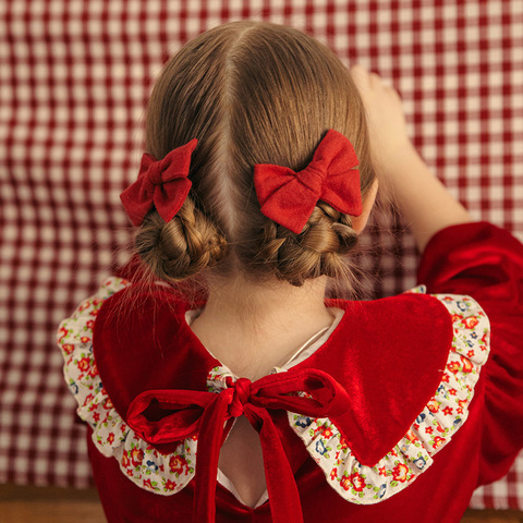 Бантики Marzipan Little Flannel Red