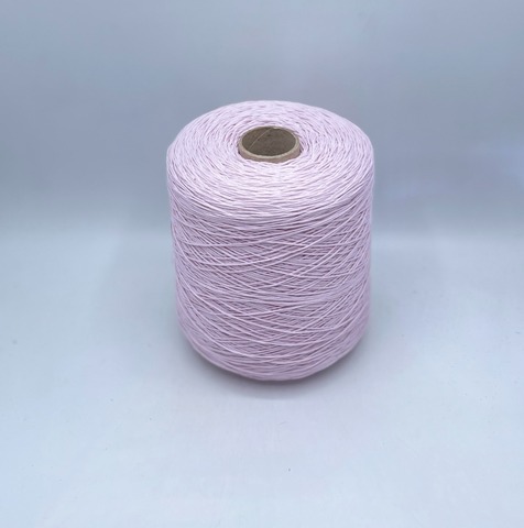 Бобинная пряжа (пр.Италия), art.Cotone, 350м/100 гр. 100%Хлопок, цвет-Разбеленно-розовый , арт.34772