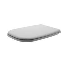 Duravit D-Code Сиденье для унитаза, петли: пластик с микролифтом Цвет: Белый 67390000 фото