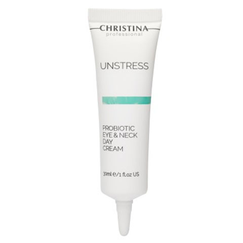 Christina Unstress:  Дневной крем для кожи вокруг глаз и шеи SPF 8 (Unstress Probiotic Day Cream Eye & Neck SPF 8)