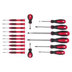11452 Набор отверток Fusion на подвесной полке 18 шт., CrV
