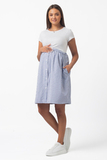 Платье для беременных и кормящих 10741 индиго
