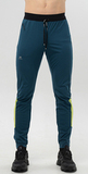 Элитный утеплённый лыжный костюм Nordski Race Dark Jeans / Lime мужской