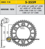 Звезда задняя Sunstar 5-3559-46 (алюм) JTR210 JTA210 Honda CRF CR XR