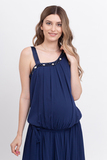 Платье для беременных 03722 синий