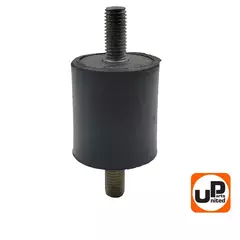 Виброгаситель UNITED PARTS для виброплиты, D47xH52мм; шпильки M12x1,75; L28мм-L28мм (90-0283)