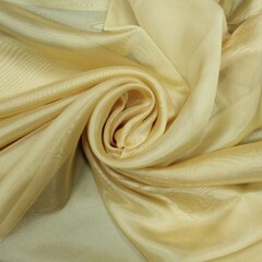 Полуорганза/Микровуаль, ш. 300 см, пр-во Турция, бежевый