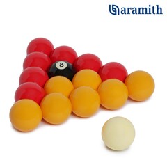 Шары Aramith Casino Red & Yellow 8Pool ø50,8мм биток ø47,6мм