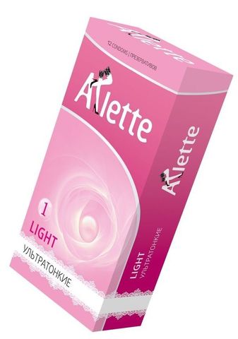 Ультратонкие презервативы Arlette Light - 12 шт. - Arlette 812