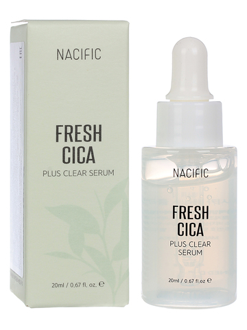 Сыворотка для лица успокаивающая с экстрактом центеллы азиатской Fresh Cica Plus Clear Serum NACIFIC