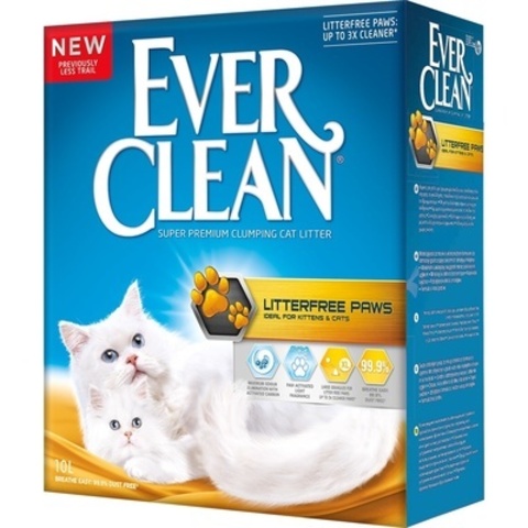 Ever Clean Litterfree Paws наполнитель для кошек, для идеально чистых лап 10л