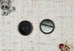 Пуговица костюмная, d 2,8 см, чёрный