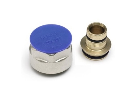 Резьбозажимное соединение Rehau Rautitan Flex/Pink 16х2.2x3.4 (12663521003)