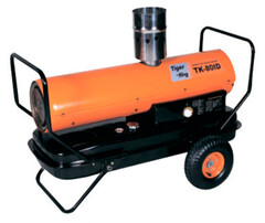 Тепловая пушка дизельная Tiger-King TK-80ID - непрямого нагрева / 23 кВт