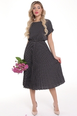 Платье Летнее (гофре,блэк) Diolche