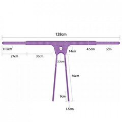 Трусики для страпона Ingen (принт в горошек) фиолетовый цвет