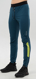 Элитный утеплённый лыжный костюм Nordski Race Dark Jeans / Lime мужской