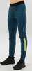 Элитный утеплённый лыжный костюм Nordski Race Dark Jeans / Lime мужской