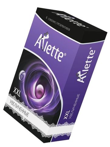 Презервативы Arlette XXL увеличенного размера - 6 шт. - Arlette 811