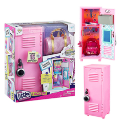 Real Littles Коллекционный розовый шкафчик, сумка, сюрпризы