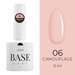 Базовое камуфлирующее покрытие для гель-лака LUNA LINE Camouflage Rubber (10 ml) №6