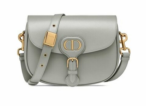 Сумка Dior Bobby, средний формат светло-серый