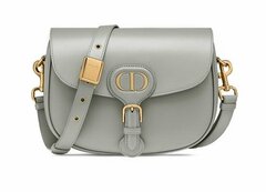 Сумка Dior Bobby, средний формат светло-серый