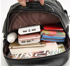 Женский кожаный рюкзак Crispino Blue