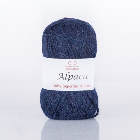 Пряжа Infinity Alpaca 0834 синий