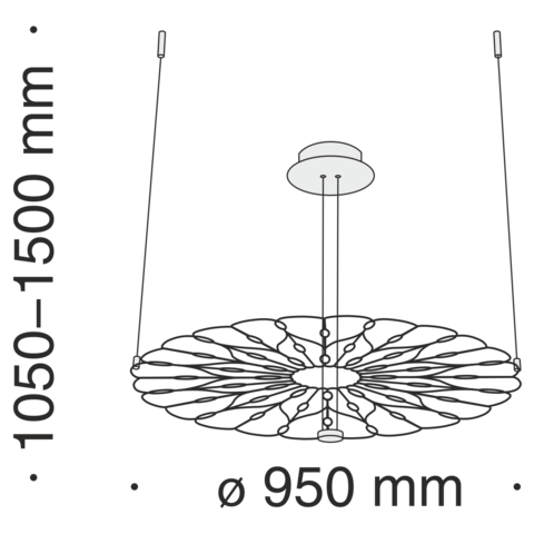 Подвесной светильник Technical Volare MOD037PL-L48B
