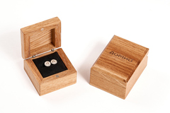 Пусеты серебряные "Д"