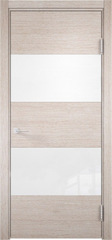 Межкомнатная дверь Турин 13 / Цвет Дуб бежевый вералинга / Стекло "Лакобель" / Двери Верда