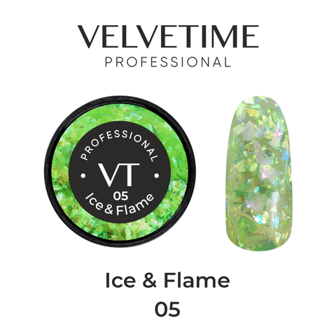 Гель декоративный VELVETIME Ice and Flame 05 6мл