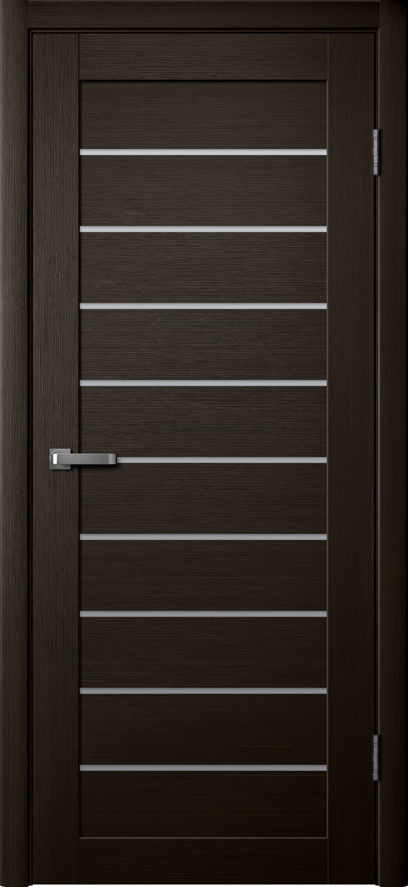 Дверь межкомнатная Ла Стелла 262, цвет мокко дуб, экошпон, стекло матовое