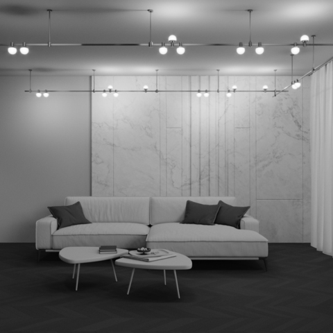 Трековый светильник Maytoni Luna TR149-1-5W3K-PT