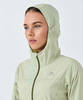 Ветро и водозащитная куртка с капюшоном Nordski Rain Green женская
