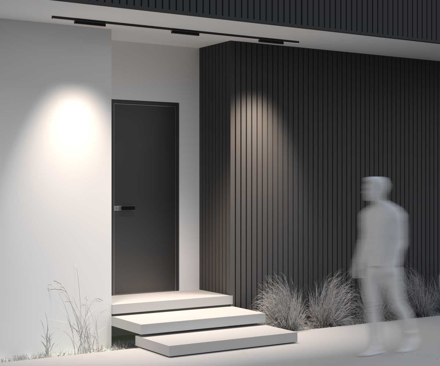 Уличный трековый светильник Maytoni Outdoor O-TR02-2-S-18WB4K