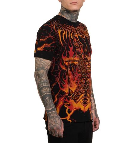 Affliction | Футболка мужская Infernal Nightmare Tee A27315 справа