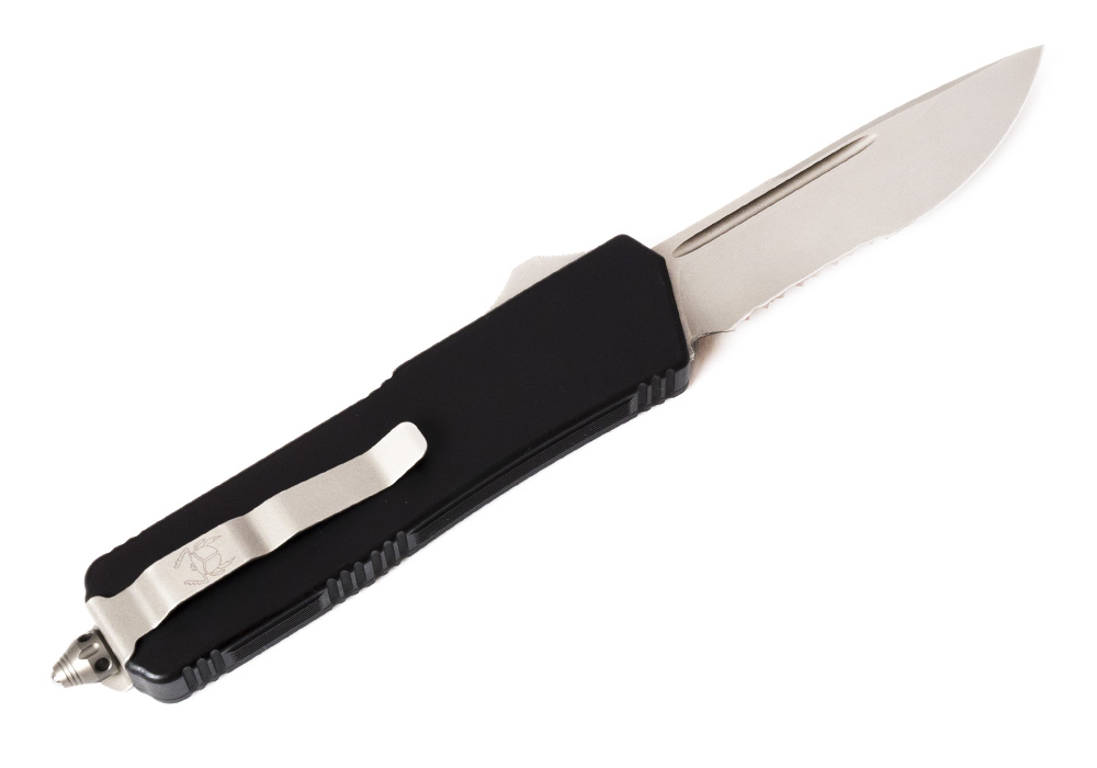 Нож Microtech Scarab Bead Blasted Partial Serrated
