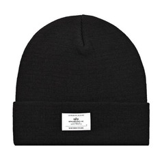 Шапка Alpha Industries Essential Beanie Black (Черная)